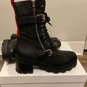 charles david jessy moto combat boot